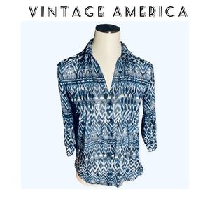 Vintage America Blues Size XS Style Giselle Blouse